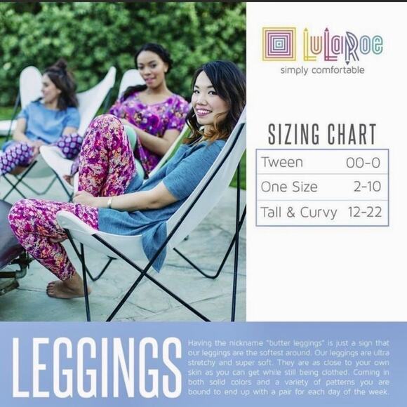 LuLaRoe OS Arrow Leggings (one size) - Picture 7 of 7